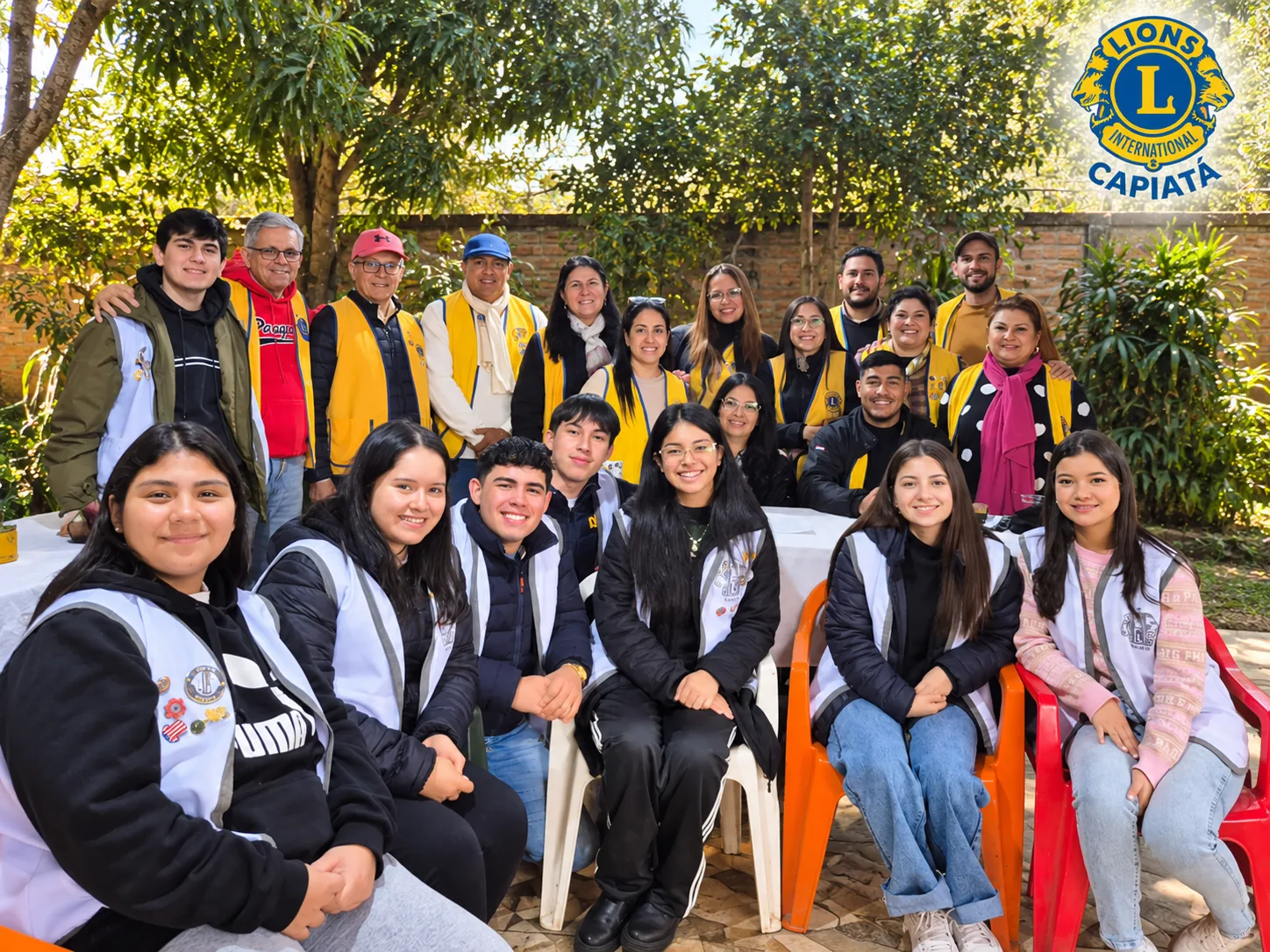 Voluntarios del Club de Leones de Capiatá